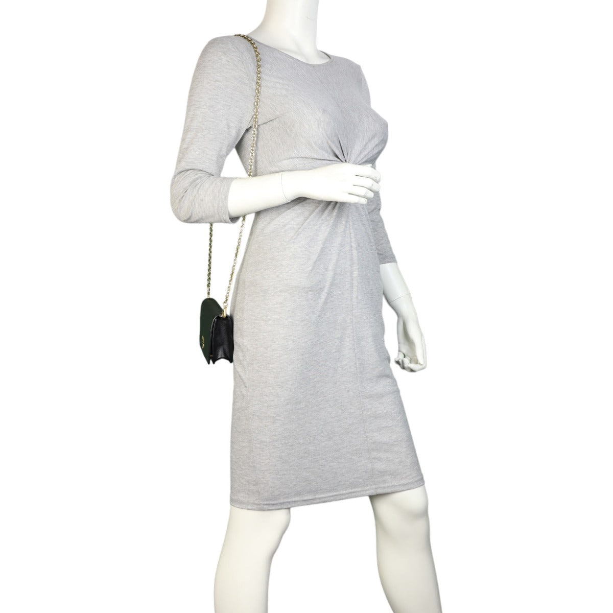 Prada Saffiano Lux Chain Wallet