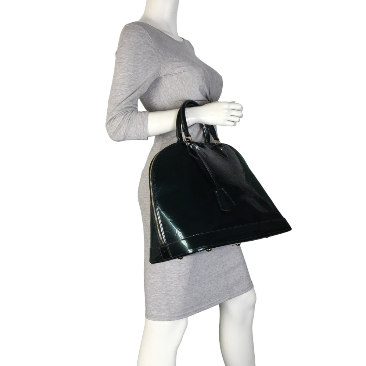 Louis Vuitton Alma GM Monogram Vernis | Bleu Nuit