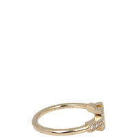 Tiffany & Co T Wire 18k Rose Gold Diamond Ring