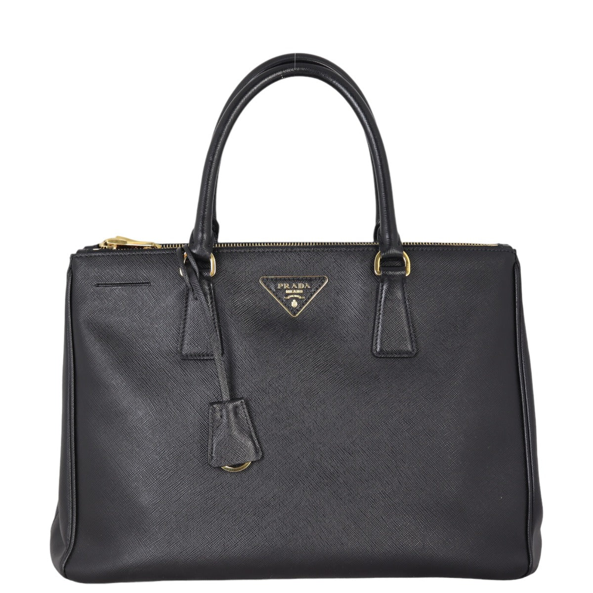 Prada Saffiano Lux Galleria Double Zip Tote Medium