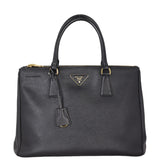 Prada Saffiano Lux Galleria Double Zip Tote Medium
