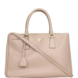 Prada Saffiano Lux Galleria Double Zip Tote Medium