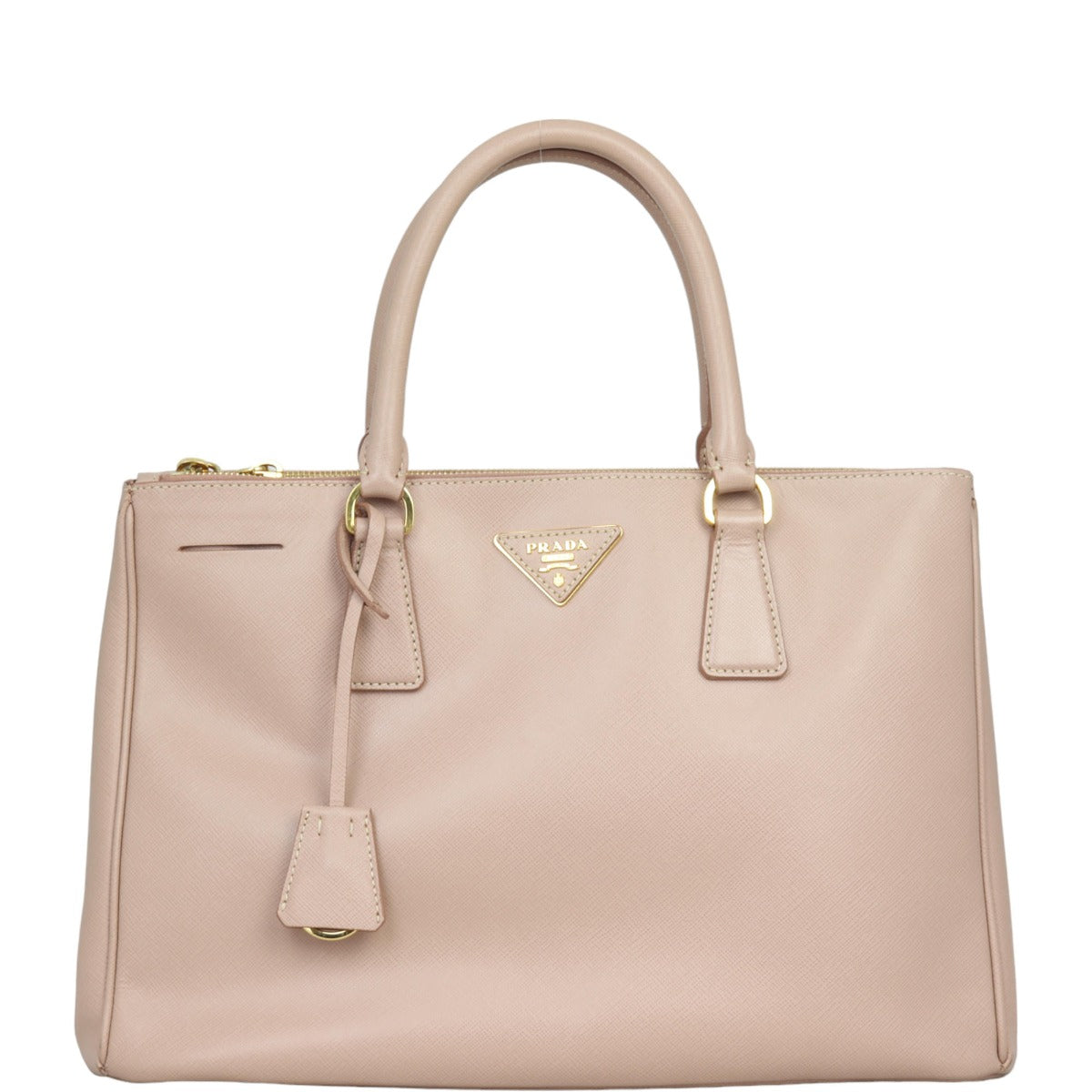 Prada Saffiano Lux Galleria Double Zip Tote Medium