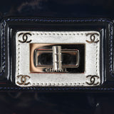 Chanel Mademoiselle Lock Patent Leather Clutch bag Hardware