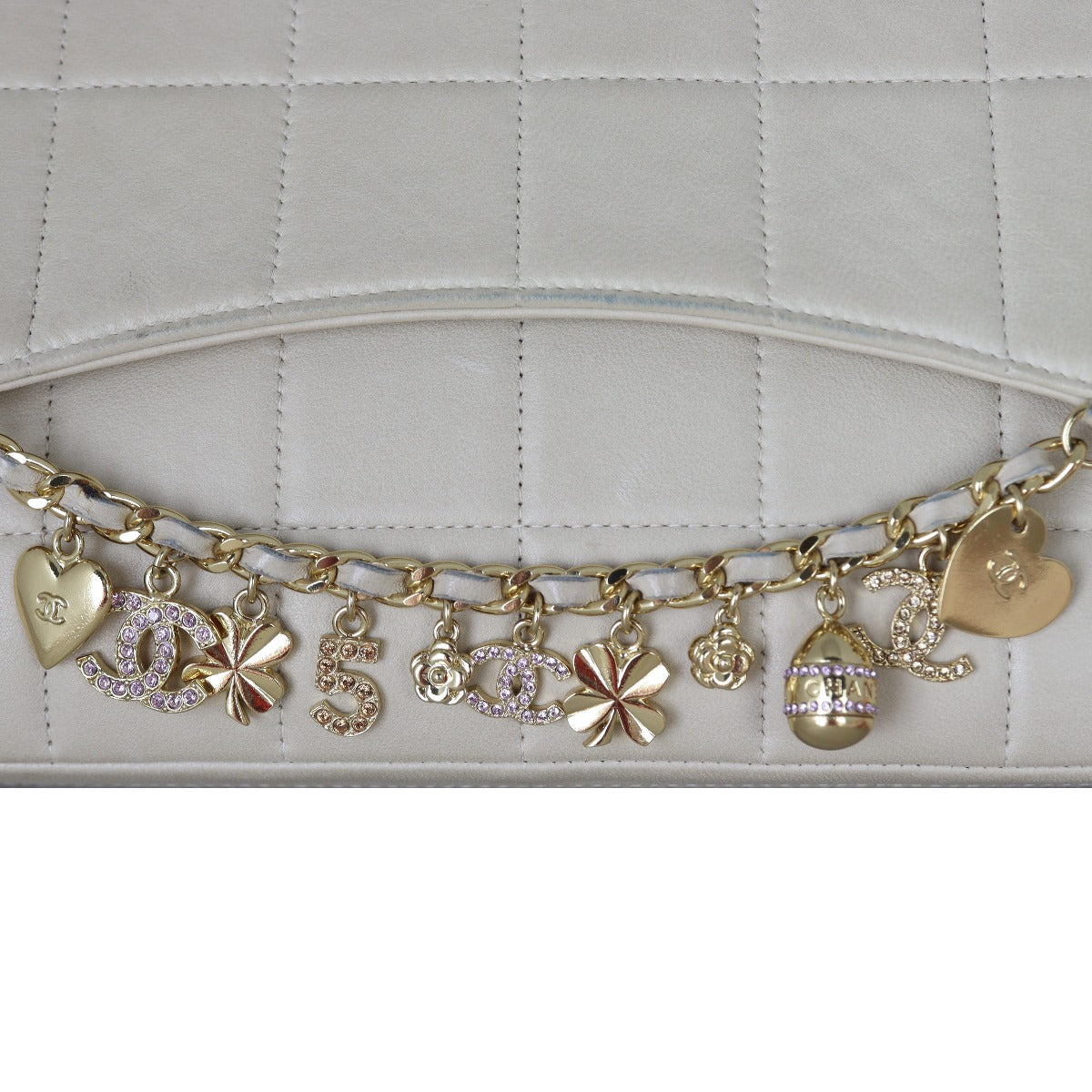 Chanel Chocolate Bar Charm Flap Bag Charms