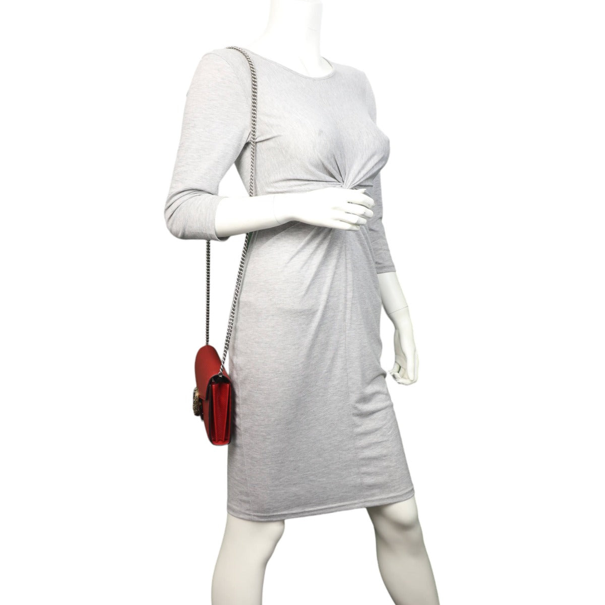 Gucci Dionysus Mini Leather Chain Wallet