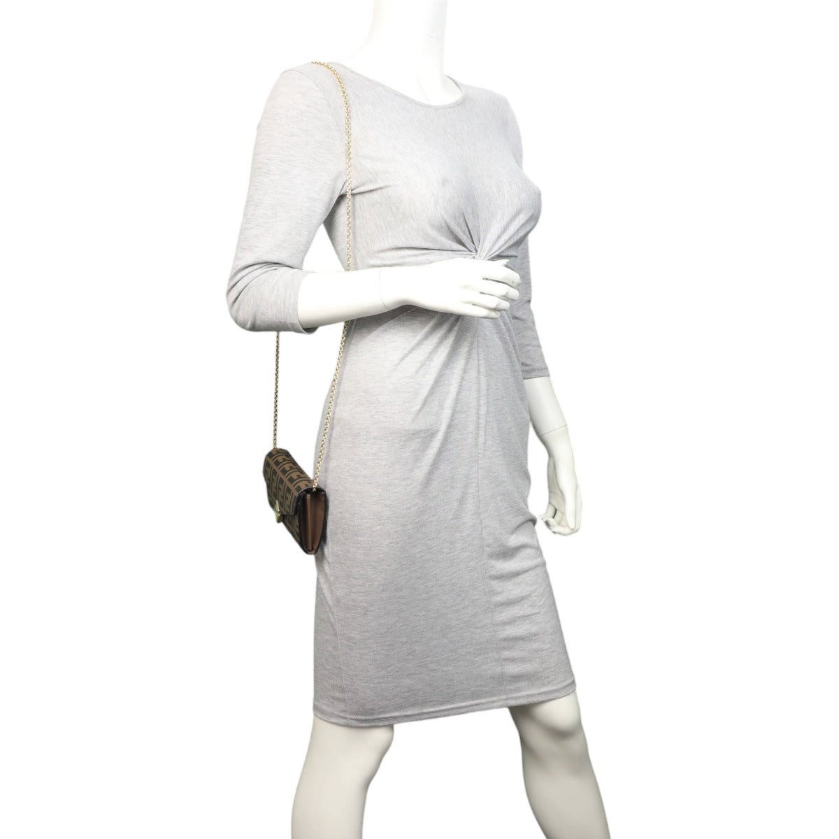 Fendi FF Diamonds Continental Wallet on Chain