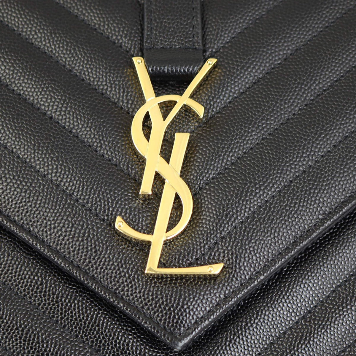 Saint Laurent Matelasse Envelope Large Bag