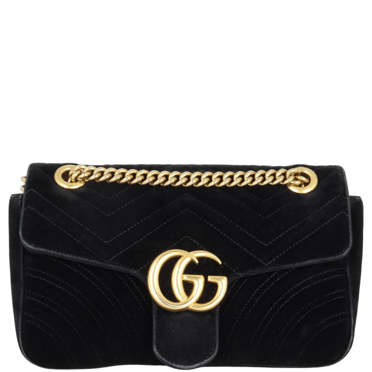 Gucci GG Marmont Velvet Small Shoulder Bag