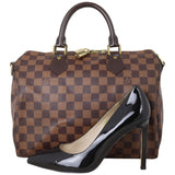 Louis Vuitton Speedy 30 Bandouliere Damier Ebene