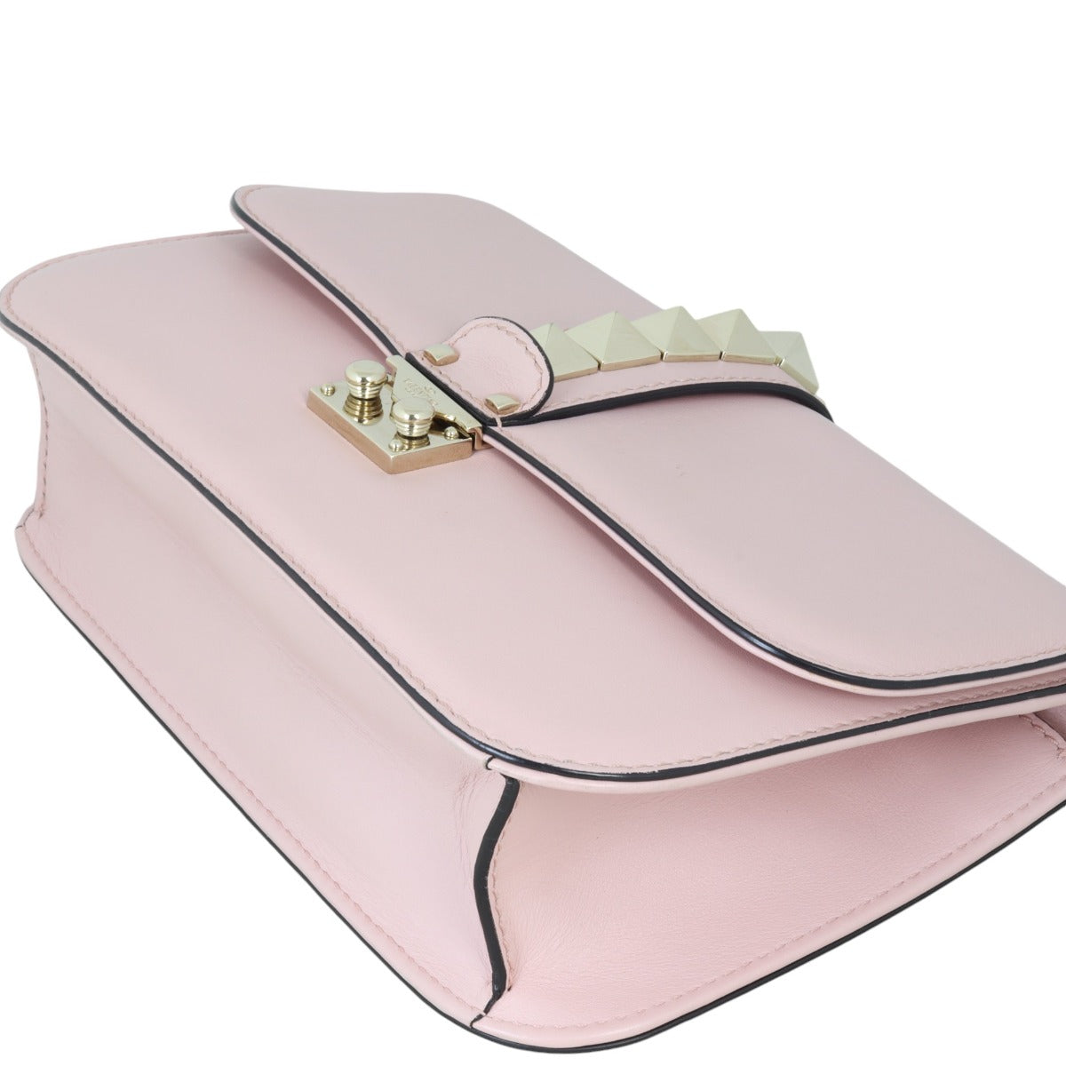 Valentino Glam Lock Medium Shoulder Bag