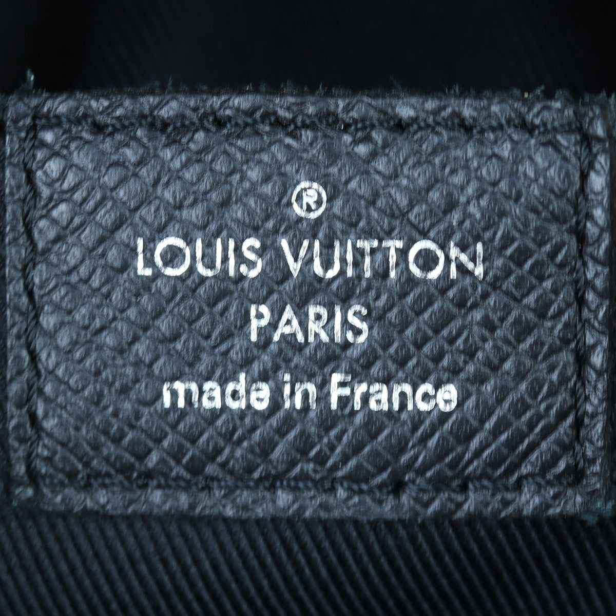 Louis Vuitton Discovery Backpack Taiga Monogram Eclipse Interior Stamp