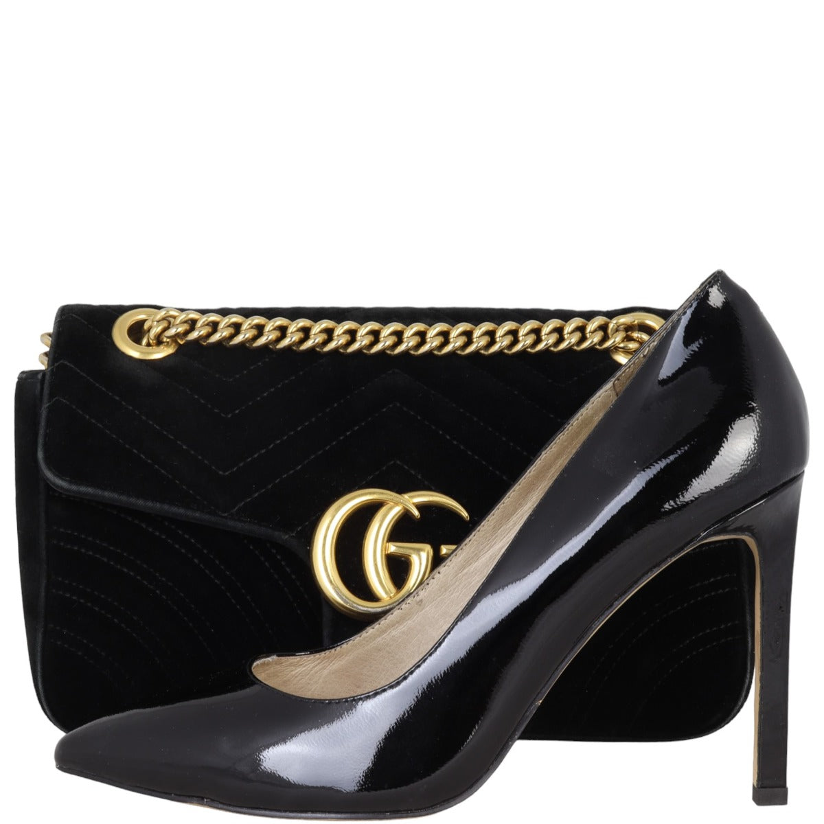 Gucci GG Marmont Velvet Small Shoulder Bag