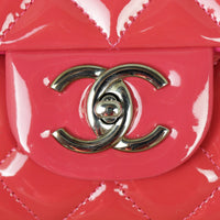 Chanel Classic Double Flap Maxi Pink Patent Hardware