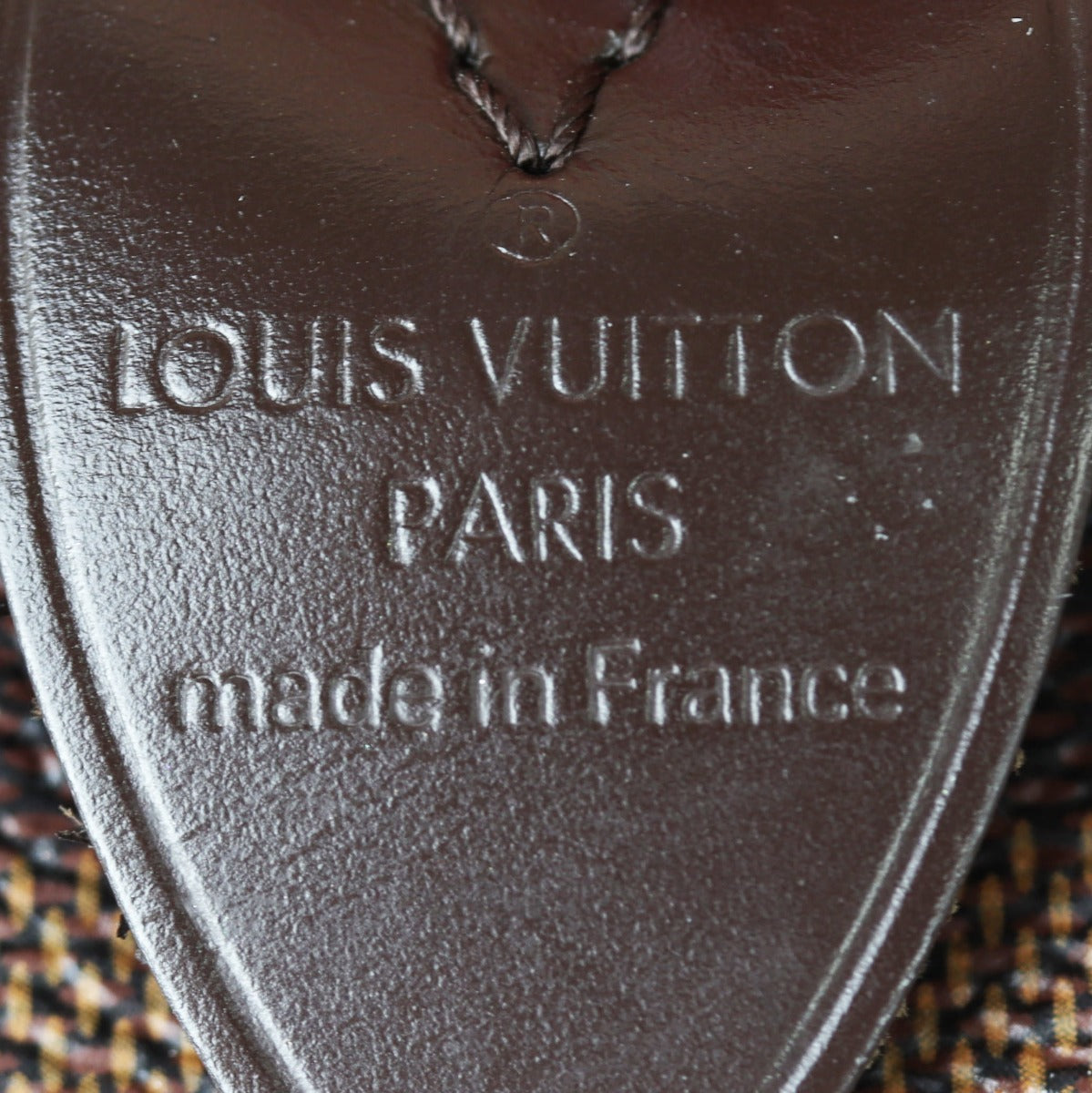 Louis Vuitton Speedy 30 Damier Ebene Interior Stamp