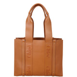 Chloe Woody Leather Tote Bag Medium