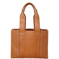Chloe Woody Leather Tote Bag Medium