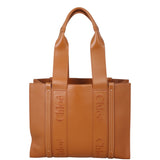Chloe Woody Leather Tote Bag Medium