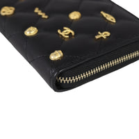 Chanel Lucky Charms Zip Around Wallet