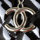 Chanel Mademoiselle Bowler Bag Patent Large Hardware