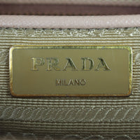 Prada Saffiano Lux Galleria Double Zip Tote Medium Interior Stamp