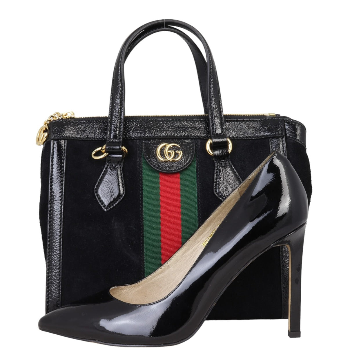 Gucci Ophidia Suede Tote Bag