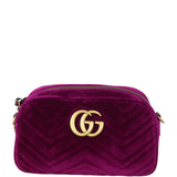Gucci GG Marmont Velvet Small Camera Bag