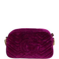Gucci GG Marmont Velvet Small Camera Bag