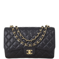 Chanel Classic Single Flap Jumbo Caviar
