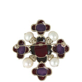 Chanel CC Embellished Brooch