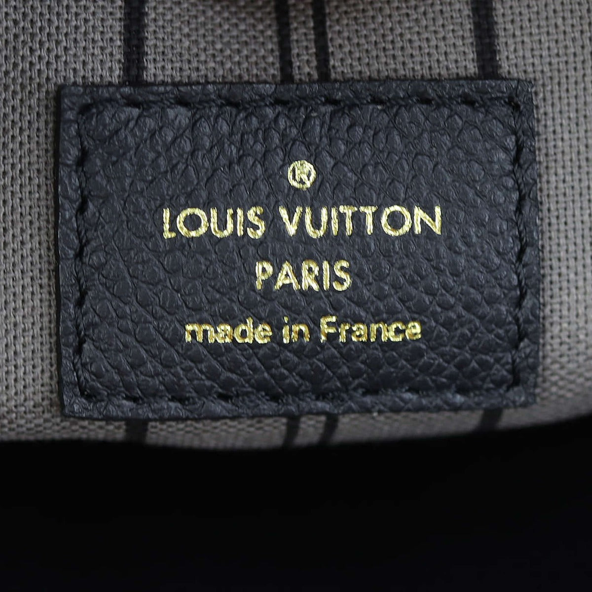 Louis Vuitton Montaigne MM Monogram Empreinte Interior Stamp