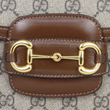 Gucci GG Supreme 1955 Horsebit Shoulder Bag Hardware