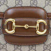 Gucci GG Supreme 1955 Horsebit Shoulder Bag Hardware