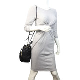 Prada Duet Tessuto Bucket Bag