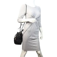 Prada Duet Tessuto Bucket Bag