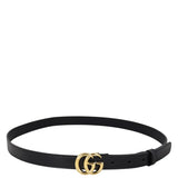 Gucci Marmont Double G Slim Belt
