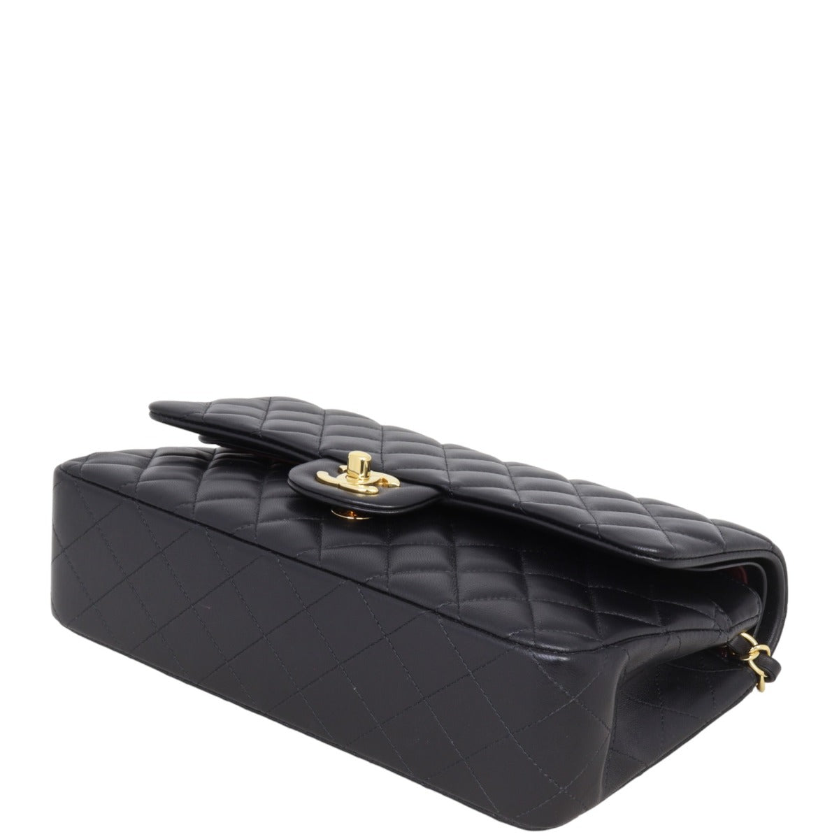 Chanel Classic Double Flap Medium | Black Lambskin Gold Hardware