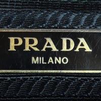Prada Saffiano Turn Lock Chain Shoulder Bag Interior Stamp