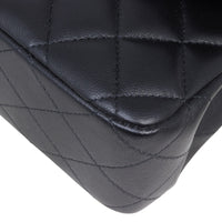 Chanel Classic Double Flap Medium | Black Lambskin Gold Hardware