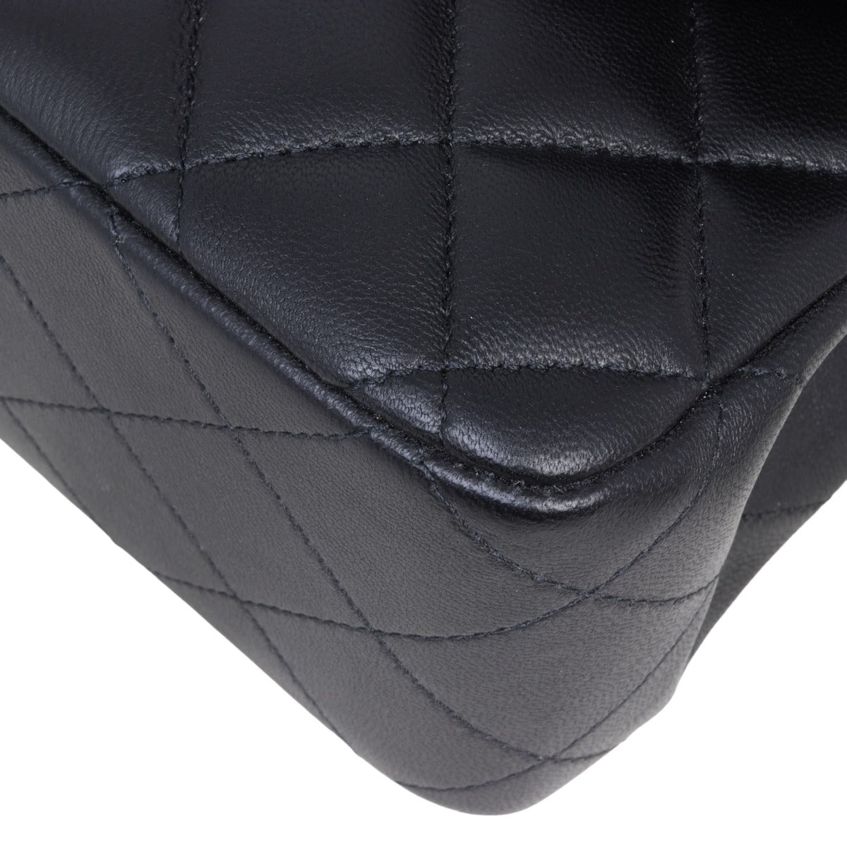 Chanel Classic Double Flap Medium | Black Lambskin Gold Hardware