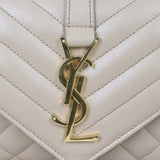 Saint Laurent Monogram Mix Matelasse Envelope Chain Bag Small