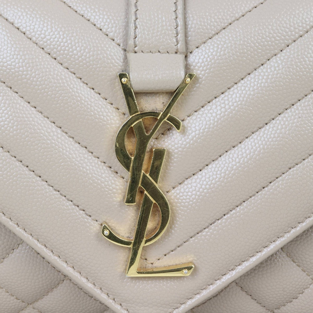 Saint Laurent Monogram Mix Matelasse Envelope Chain Bag Small
