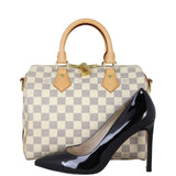 Louis Vuitton Speedy 30 Bandouliere Damier Azur