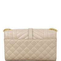 Saint Laurent Monogram Mix Matelasse Envelope Chain Bag Small