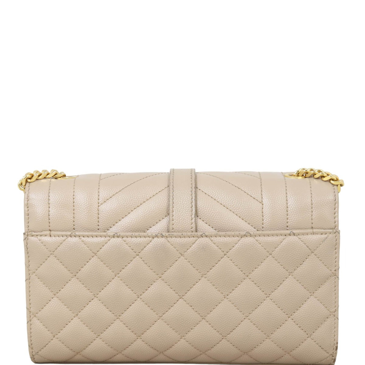 Saint Laurent Monogram Mix Matelasse Envelope Chain Bag Small