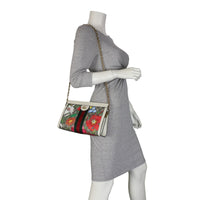 Gucci Ophidia GG Supreme Flora Small Shoulder Bag