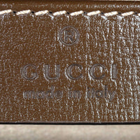Gucci GG Supreme 1955 Horsebit Shoulder Bag Interior Stamp