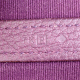 Hermes Garden Party 36 Toile Officier (purple) Date Code