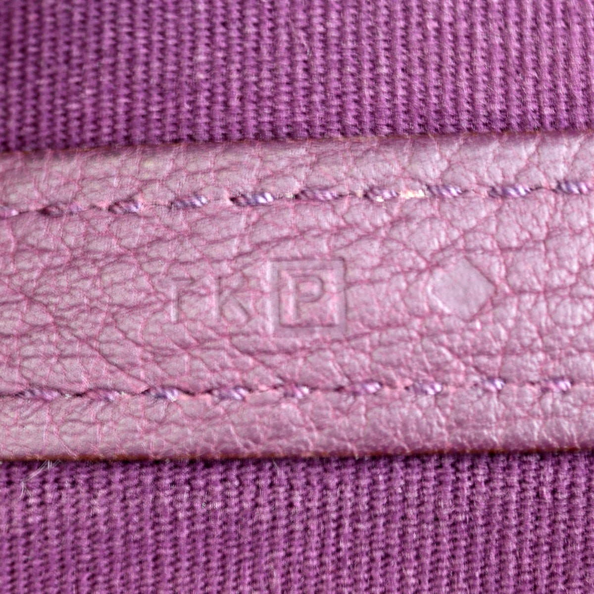 Hermes Garden Party 36 Toile Officier (purple) Date Code