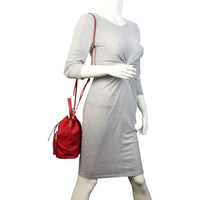 Prada Duet Tessuto Bucket Bag